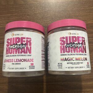 Alpha Lion Super Human Woman Hormone Balancing Powder Magic Melon Lion Lemonade